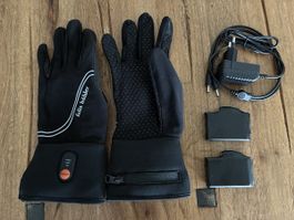 Heizbare Handschuhe, Grösse M, schwarz