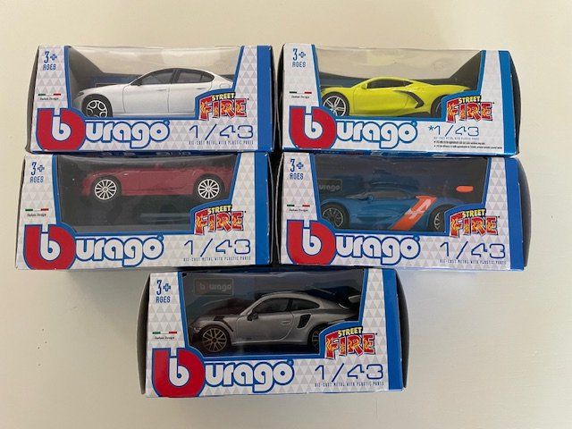 lot de voitures miniature Burago 1/43 (Neu und originalverpackt) in ...
