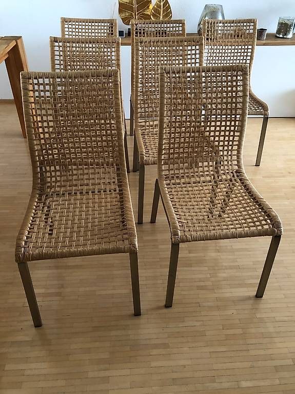Sedie: 7 x Rattan Stühle  – Usato da Buchs Ag venduto da rock23