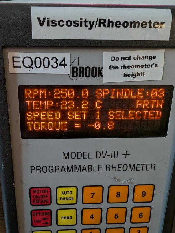 Brookfield Ametek Rheometer viscosity DV-III+ (Gebraucht) in Baden für ...