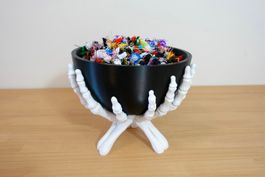 Skeletthände Süssigkeitenschale – Halloween Deko