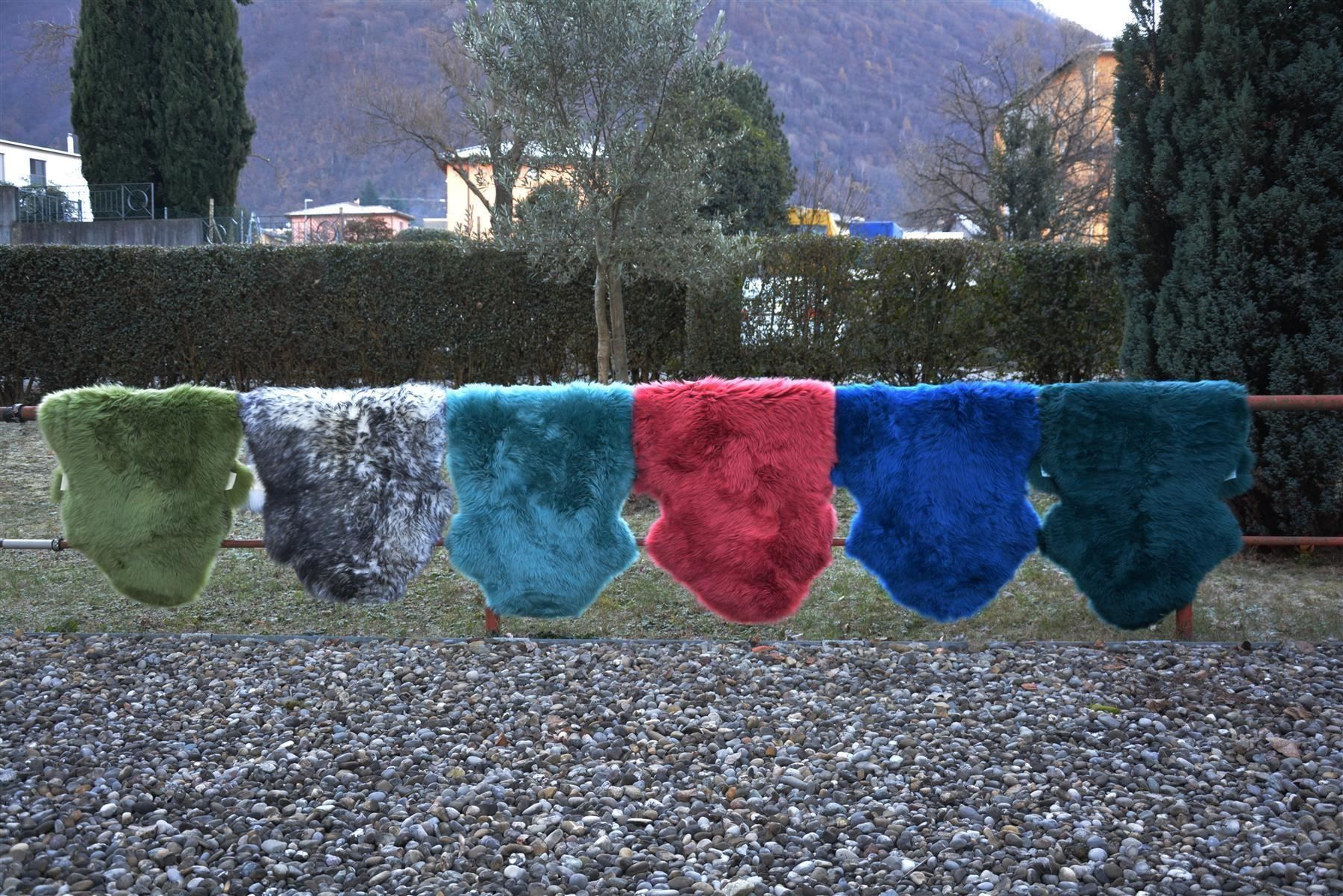 Tappeti: Lammfell Teppich Loch – Nuovo e nell'imballaggio originale da Arbedo venduto da patagonialeatherrugs 3