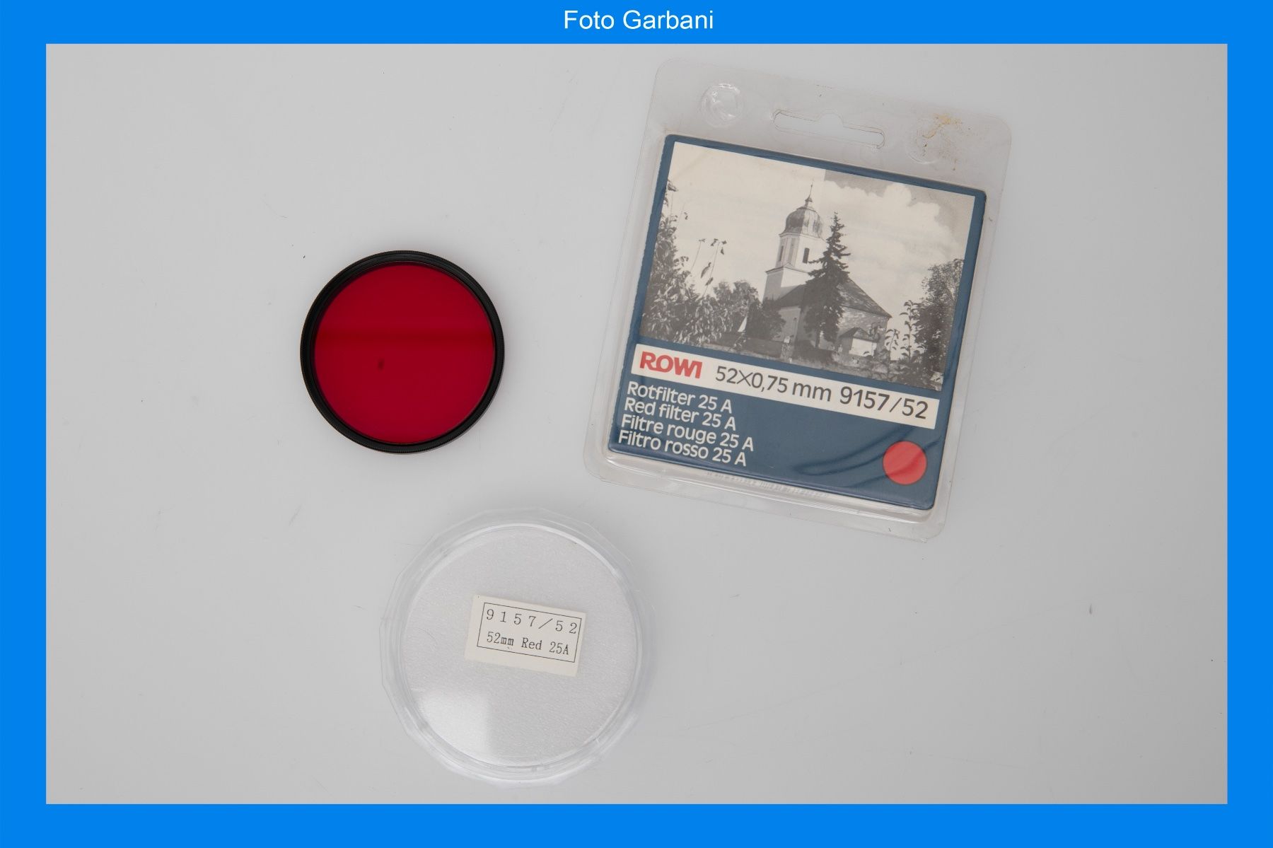 Filtri: Rowi filtro rosso – Nuovo e nell'imballaggio originale da Muralto venduto da FotoGarbani 2