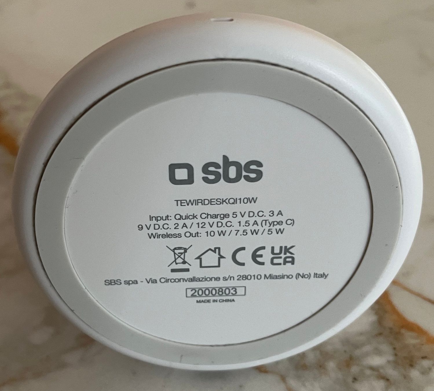 Chargements: SBS Desk stand with 10W wireless charging – D'occasion à Le Noirmont par bouboun21 2