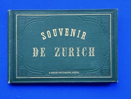 A. Garcin Orig.- Photos Souvenir de Zurich um 1880 Albumen