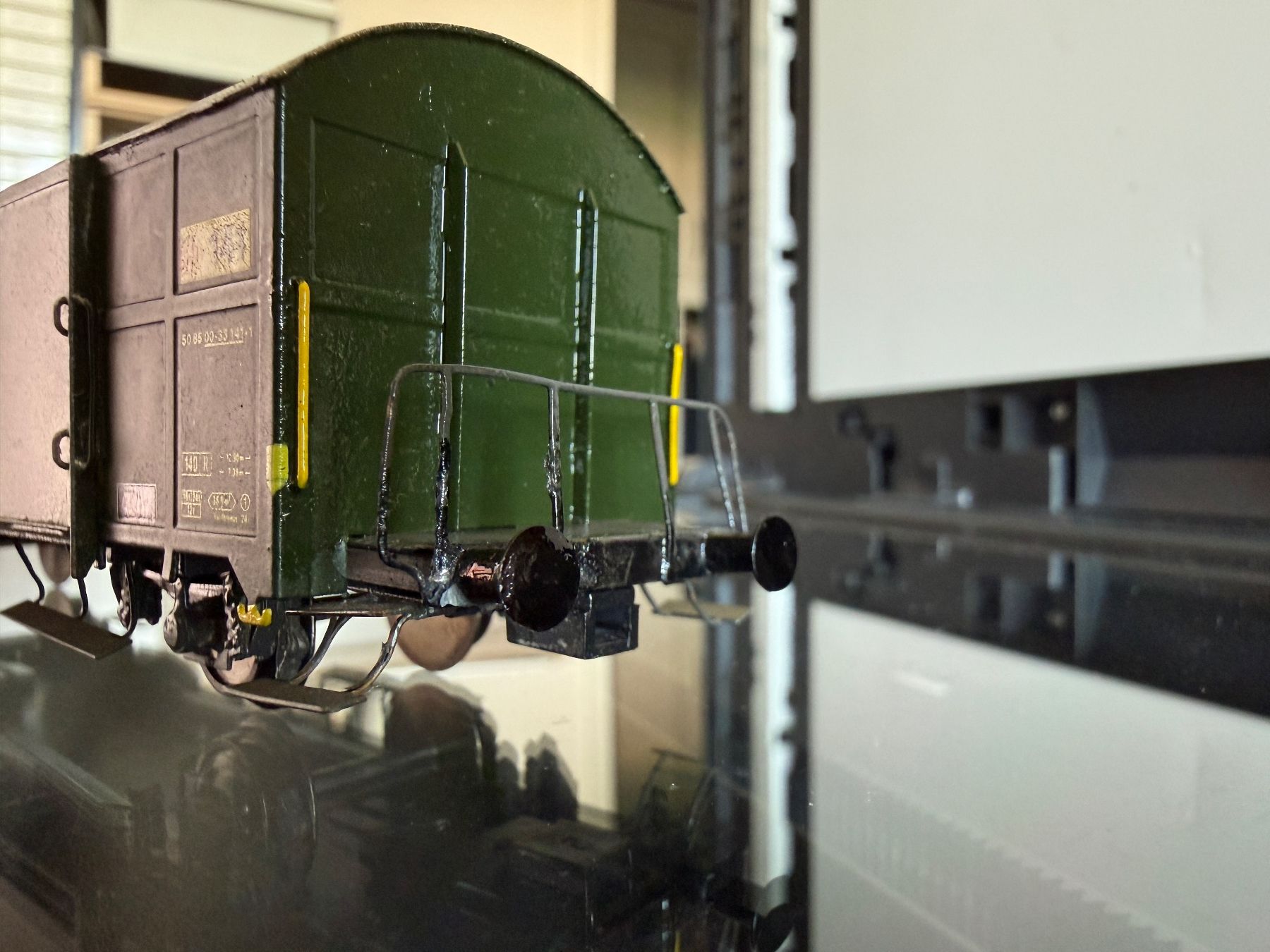 Modellini di ferrovie: TIP-TOP-Modell Postwagen Z2 Nr. 141 mit Rillendach – Nuovo (secondo la descrizione) da Riet (Neftenbach) venduto da Xedos0 3