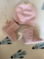 UGG Baby Set Jesse Bow II & Beanie – Rosa – Gr. 0–6 Monate