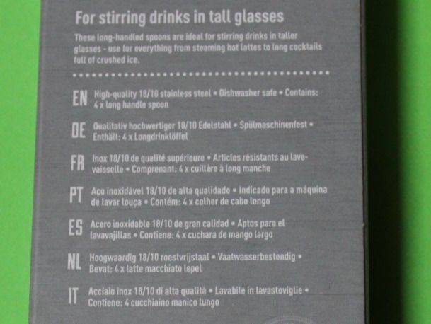 Löffel: 4 Longdrink-Löffel Jamie Oliver NEU+OVP – Neu und originalverpackt aus Tübach von JamesStone 6