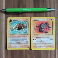 FOSSIL SET Pokémon cards KABUTO GEODUDE 47+50/62 ITA common