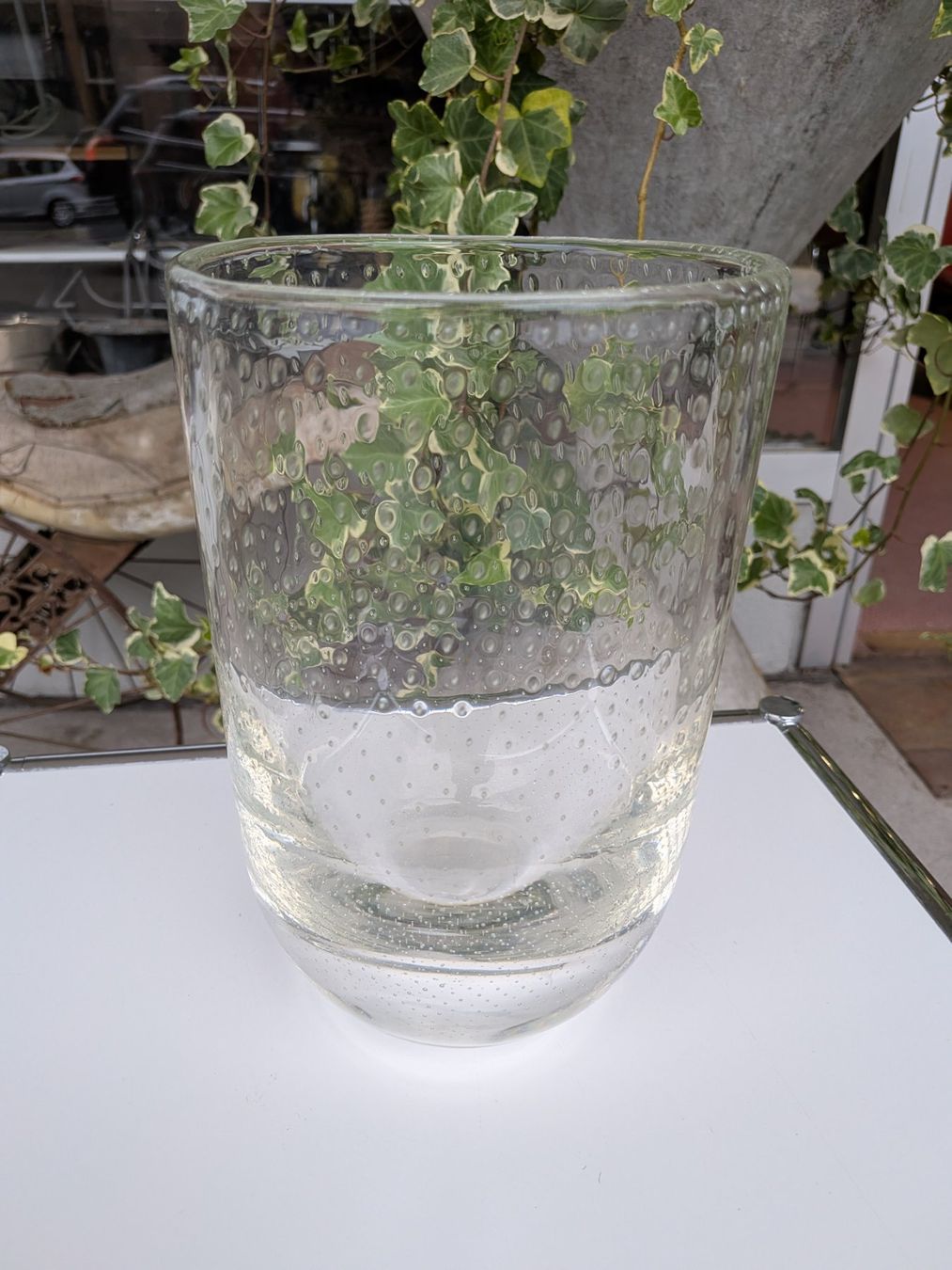 Vasi & Recipienti: Schwere Vase Glasvase – Usato da Emmen venduto da magelan 5