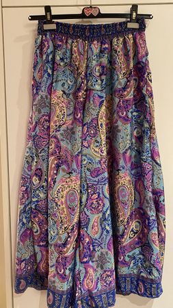 Seidenhose Gr. M/L Indisch Ethno Print Sommerhose leicht
59