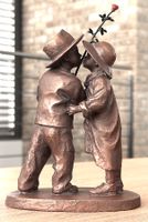 🌹 (c) Kim Anderson Skulptur Bronze "Der Kuss" NEU 🌹