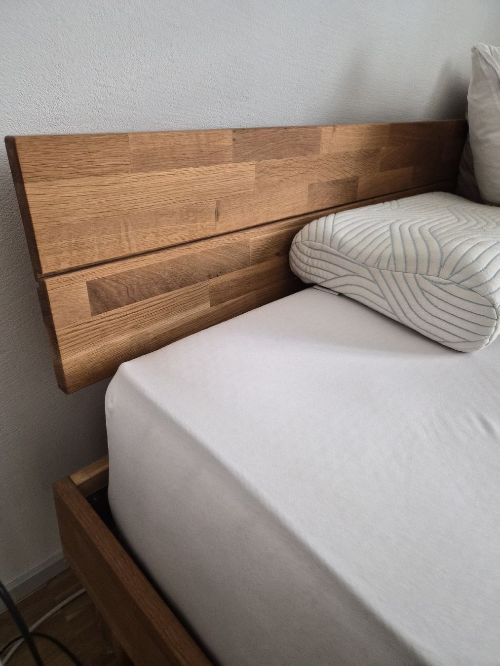 Letti: Eichenholzbett mit Lattenrost 180x200 – Usato da Neuenhof venduto da PJavet 1