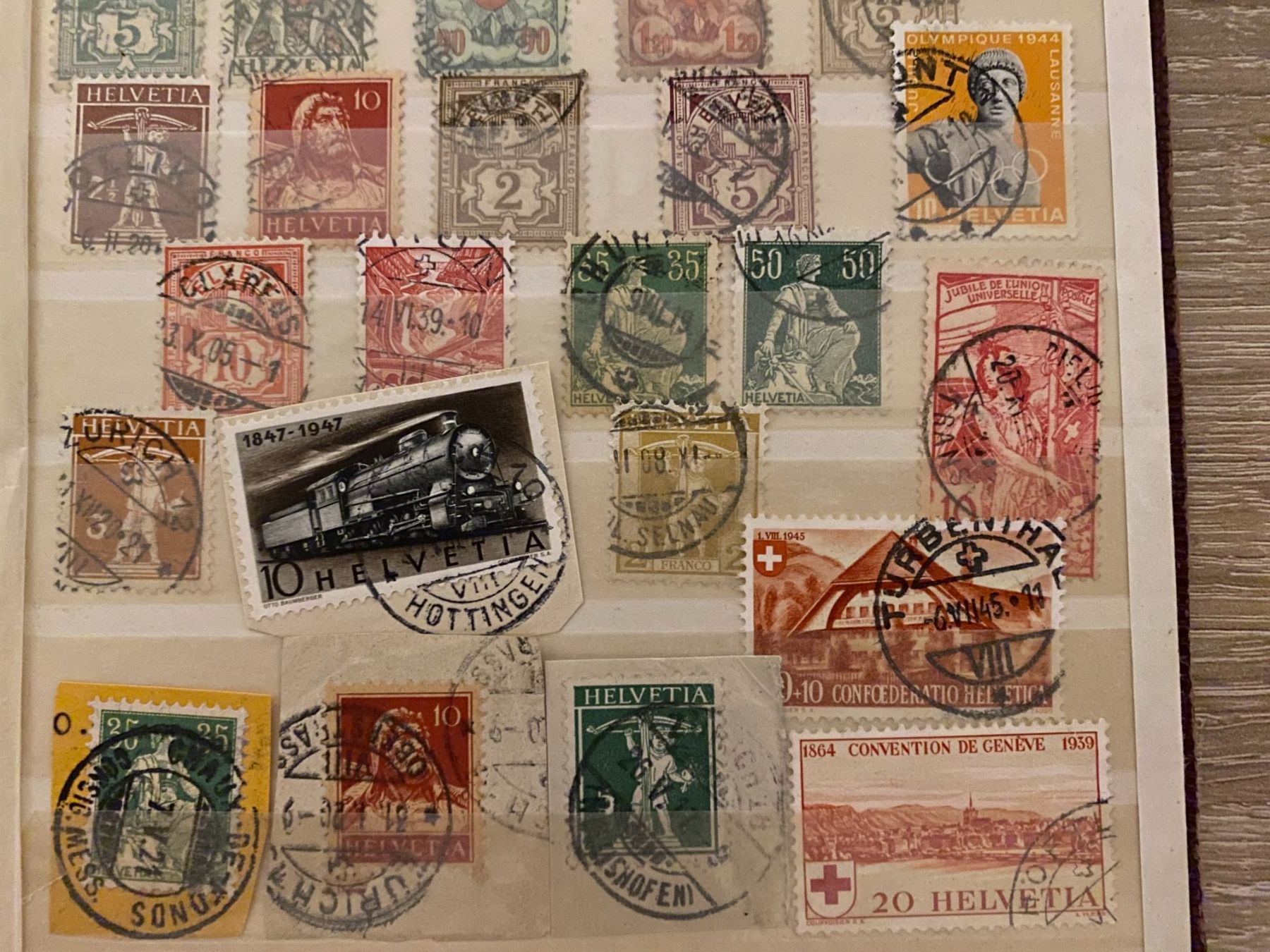 Tutti i francobolli: Alte Schweizer Briefmarken – Usato da matten b. interlaken venduto da jfran17 3