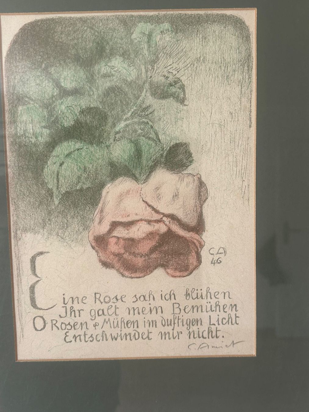 Grafiken & Lithographien: Farblithografie von Cuno Amiet – Gebraucht aus Amriswil von Bully2013 1