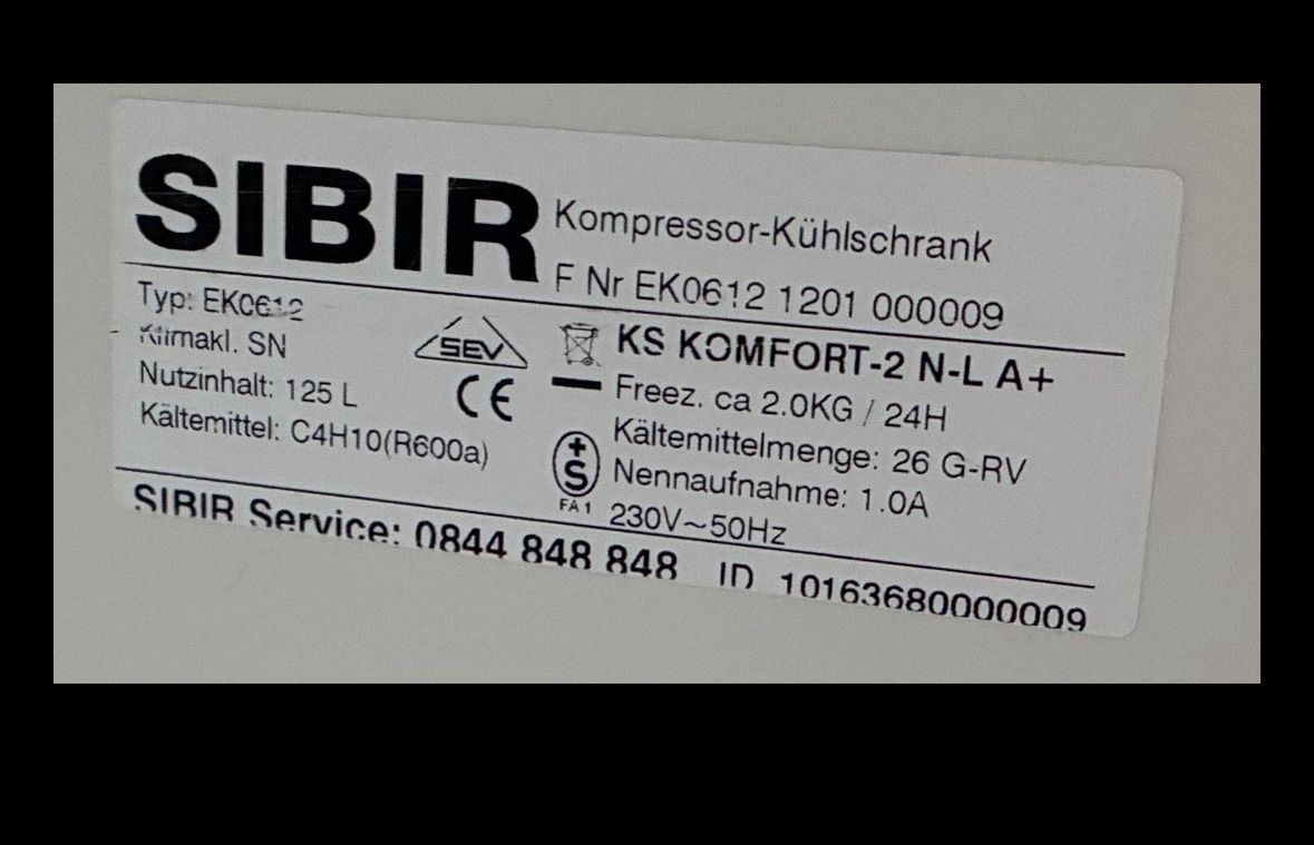 Kühlschrank: Kühlschrank Sibir  – Gebraucht aus Thalwil von Nifili 1