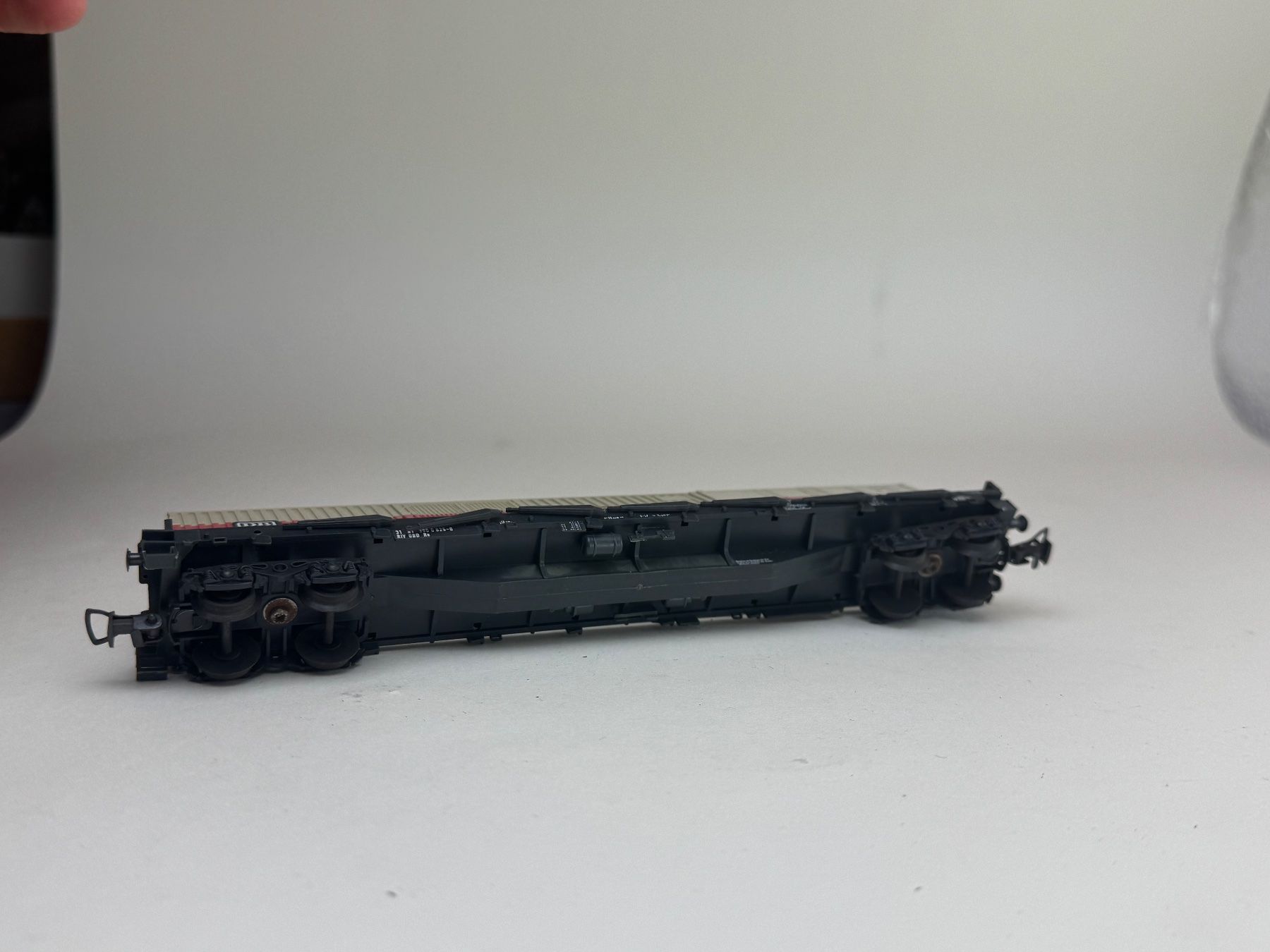Liliput Modellini di ferrovie: HR-  Liliput Containertragwagen DB – Usato da Elm venduto da Wikmtz 2