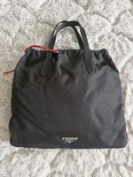 Prada Tasche schwarz Nylon Top Zustand
