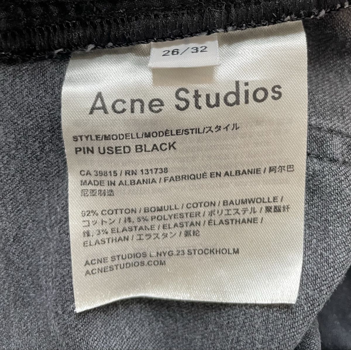 Acne Studios Jeans: Acne Studios - Jeans – Usato da Zürich venduto da fabelhaft17 3