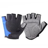 Rad Handschuhe Schwarz-Blau (XXL)