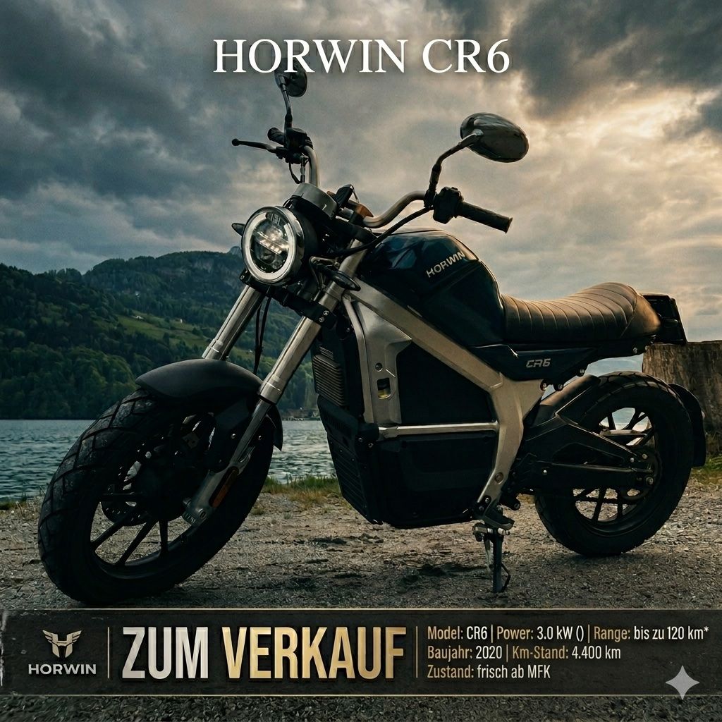 Strada: Horwin CR6, Frisch ab MFK! – Usato da Ibach venduto da Sunzis