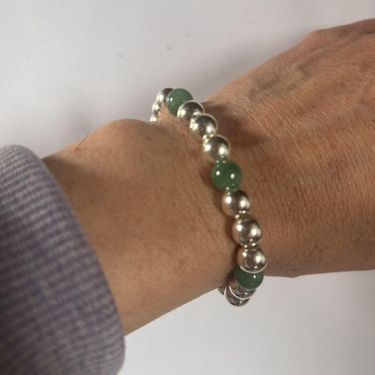 Bracciali & Braccialetti: Silberarmband mit Jade! (925) – Usato da Basel venduto da bellespirit