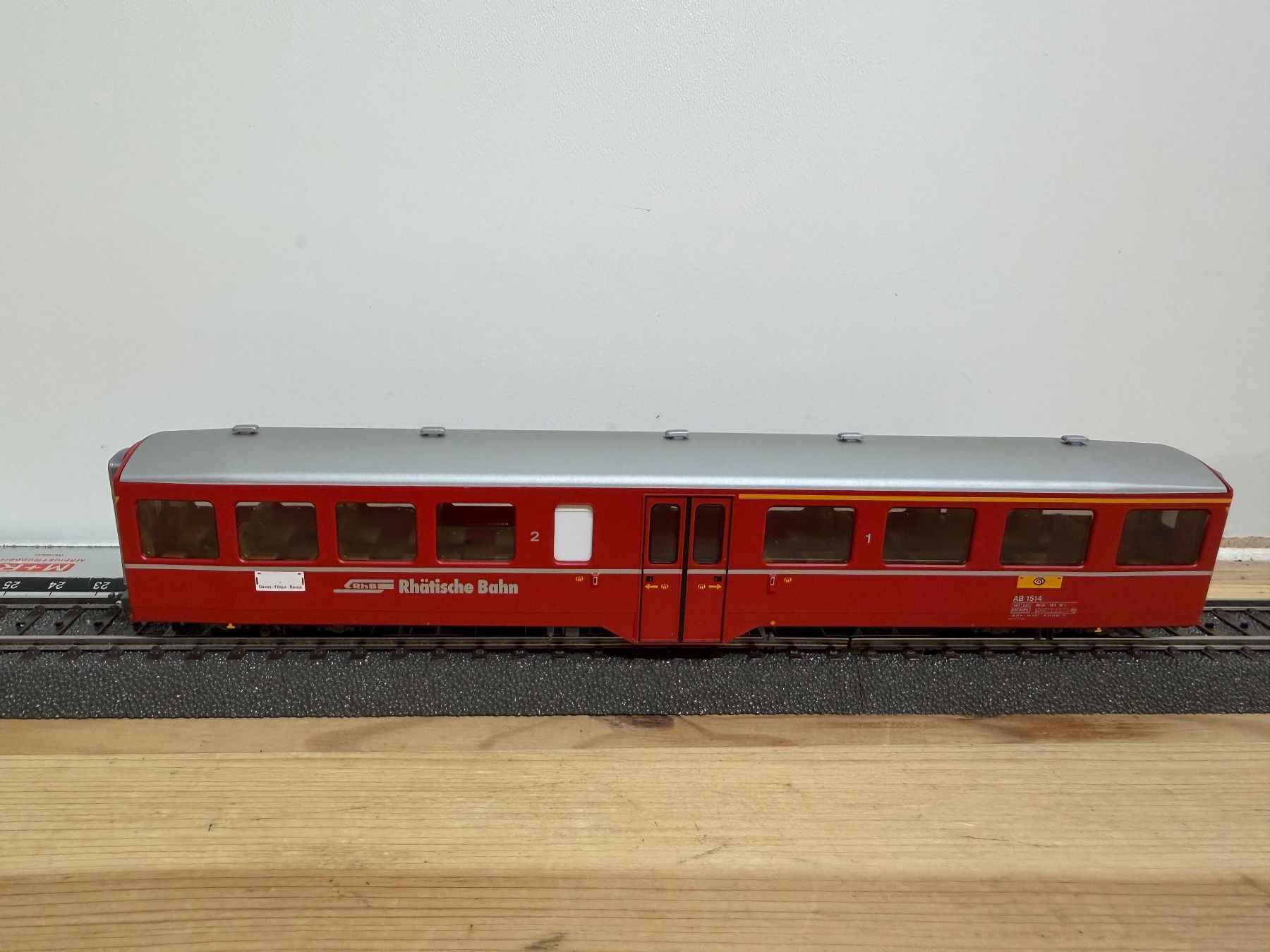 Bemo Modellini di ferrovie: Bemo 3285 124 RhB AB Pendelzugwagen – Usato da Büsserach venduto da ModellbahnDepot 1
