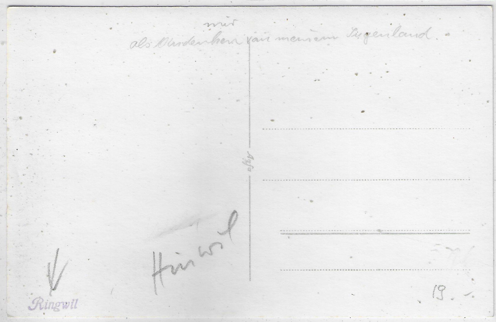 Cartes postales: Ringwil - Hinwil – D'occasion à Ettingen par Kartenplanet 1