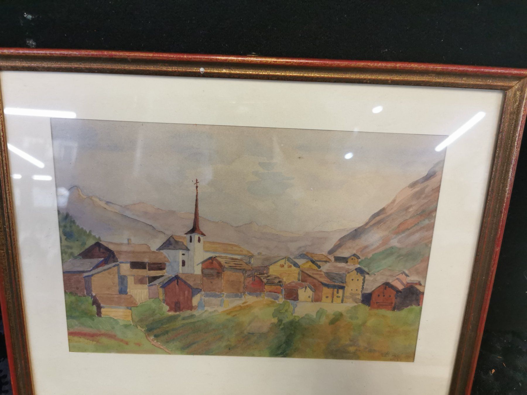 Dipinti: AQUARELLE SIGNÉE BOREL ET DATÉE 49 – Usato da Genève venduto da Qanil77 1