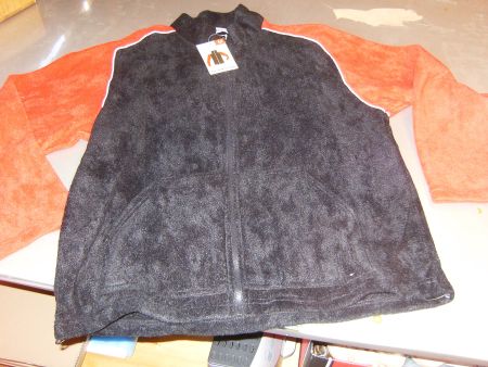 Faserpelzjacke Nordiga Gr.M Schwarz/Rot