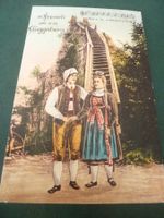 Guggisberg Trachtenpaar -seltene Aufnahme- datiert 1909