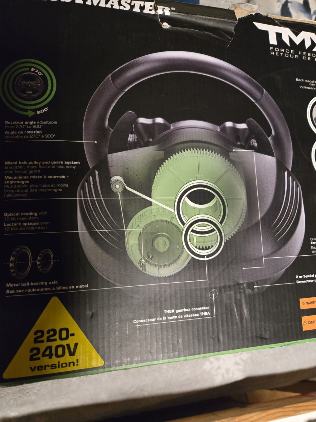 Thrustmaster Controller: Volant Thrustmaster TMX pour Xbox ou pc pédale défectueux – Usato da Poliez-le-Grand venduto da Lea_2wl5 9