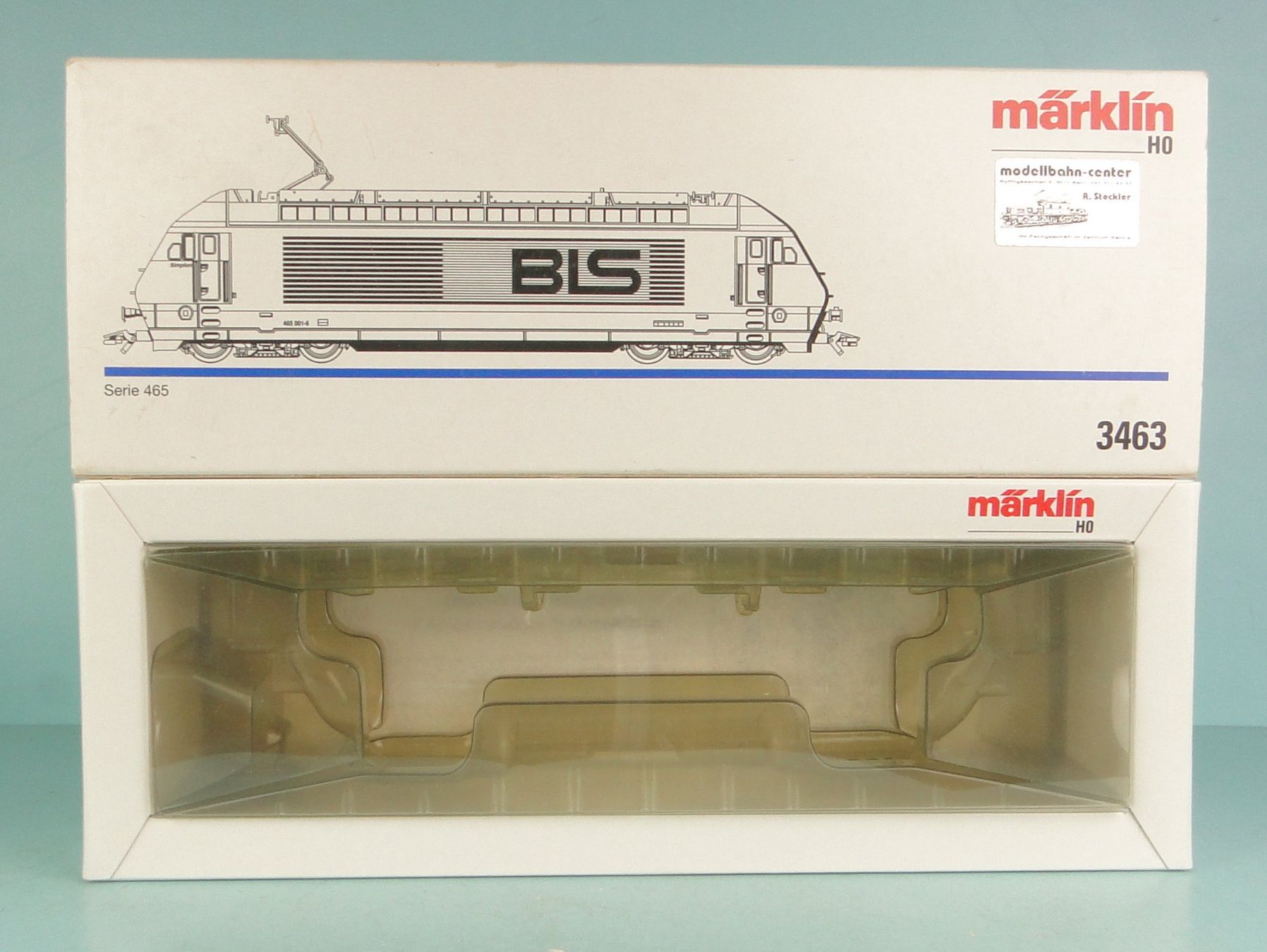 Märklin Modellini di ferrovie: Märklin leerer Karton 3463 S 465 BLS – Usato da Bülach venduto da cann11 2