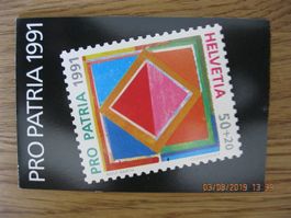 1991 Pro Patria Markenheft Postfrisch