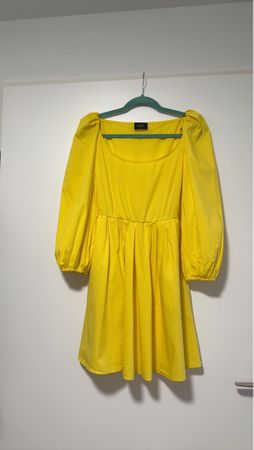 Liu•Jo Yellow Blouse, size S, Puff Sleeves, Spring Fashion