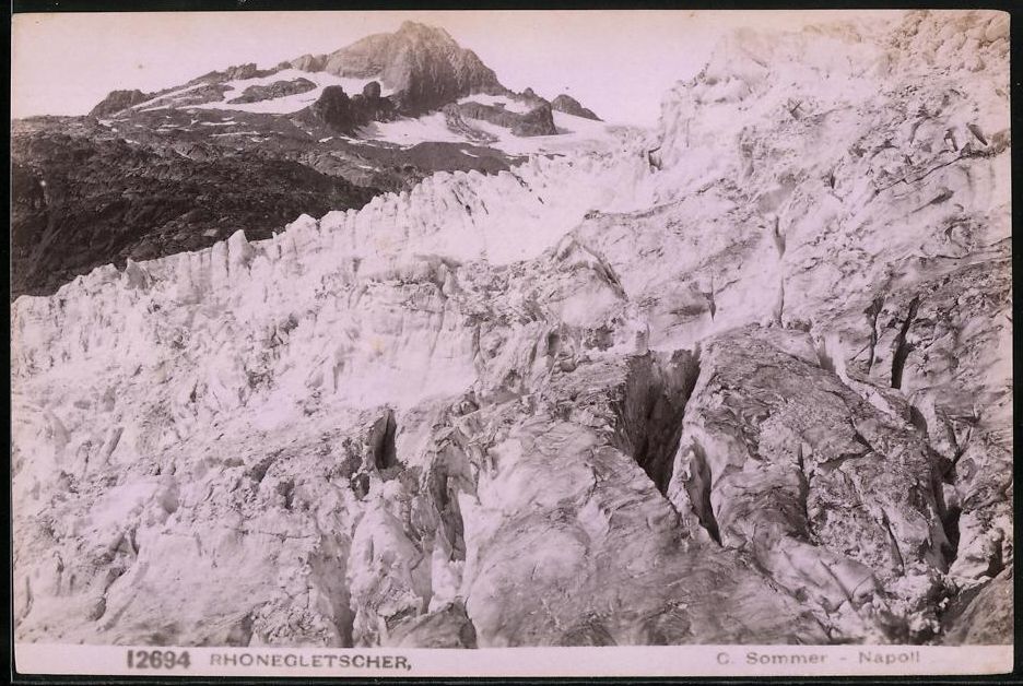 Fotografie &  Plakate: Fotografie Gletsch, auf dem Rhonegletsch – Gebraucht aus Berlin von bartko-reher