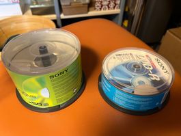 Sony CD-R & DVD-R Rohlinge - 61 Stück - unbenutzt in Spindel