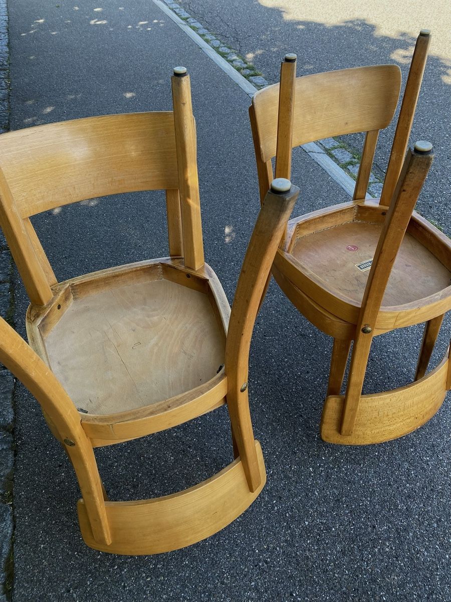 Horgen Glarus Sedie: 4 Holzstühle Horgen Glarus – Usato da Pfäffikon SZ venduto da juams24 2
