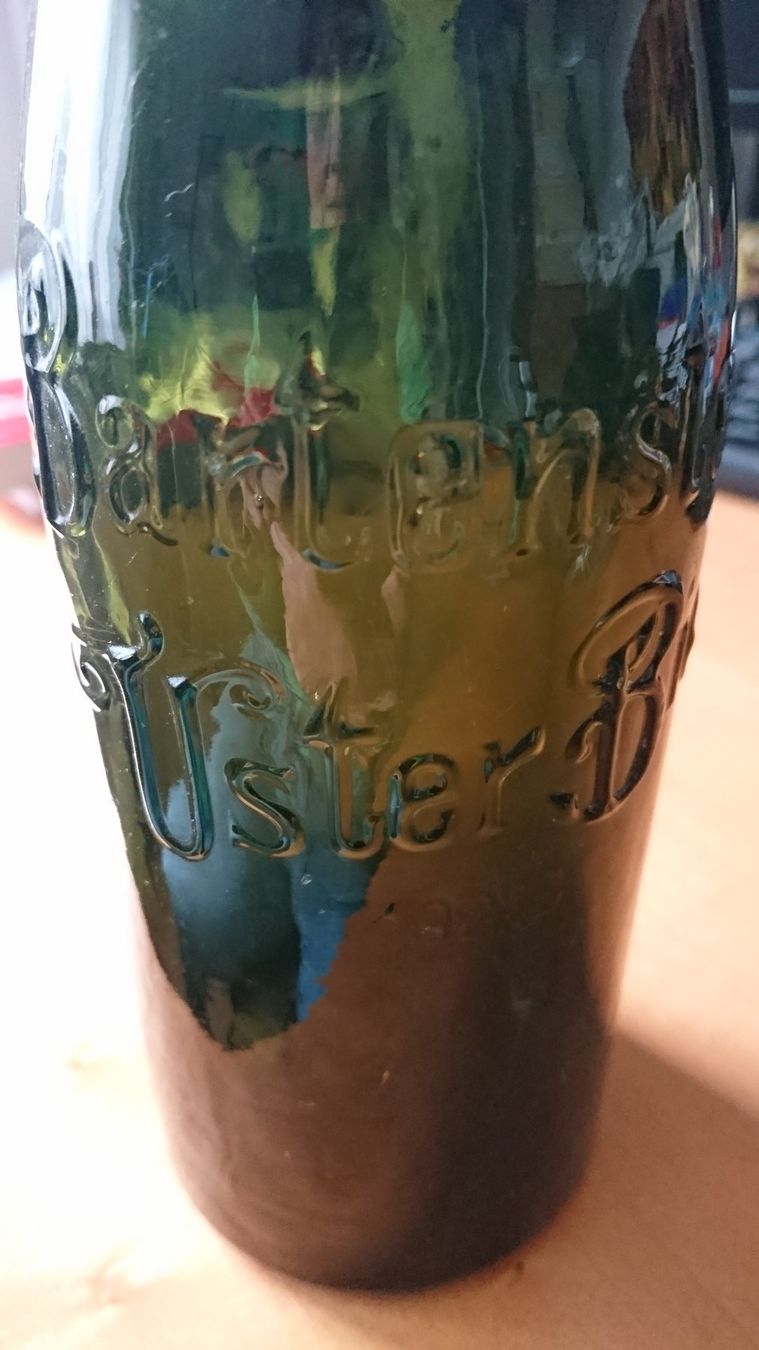 Bicchieri, Caraffe & Bottiglie: RARITÄT! Bierflasche "Bartensteins Uster Bier" – Usato da Lichtensteig venduto da Hai36ch