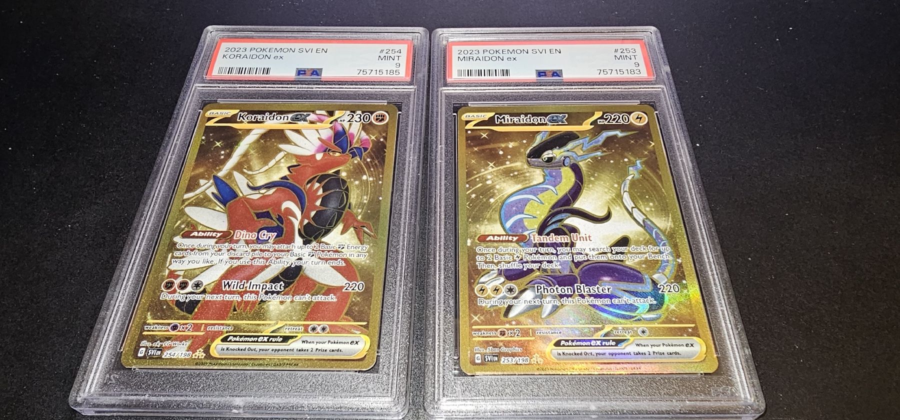 Pokémon Carte collezionabili: Koraidon Miraidon Masterset PSA 9 – Nuovo (secondo la descrizione) da Zollikofen venduto da TonisRetroResale 4