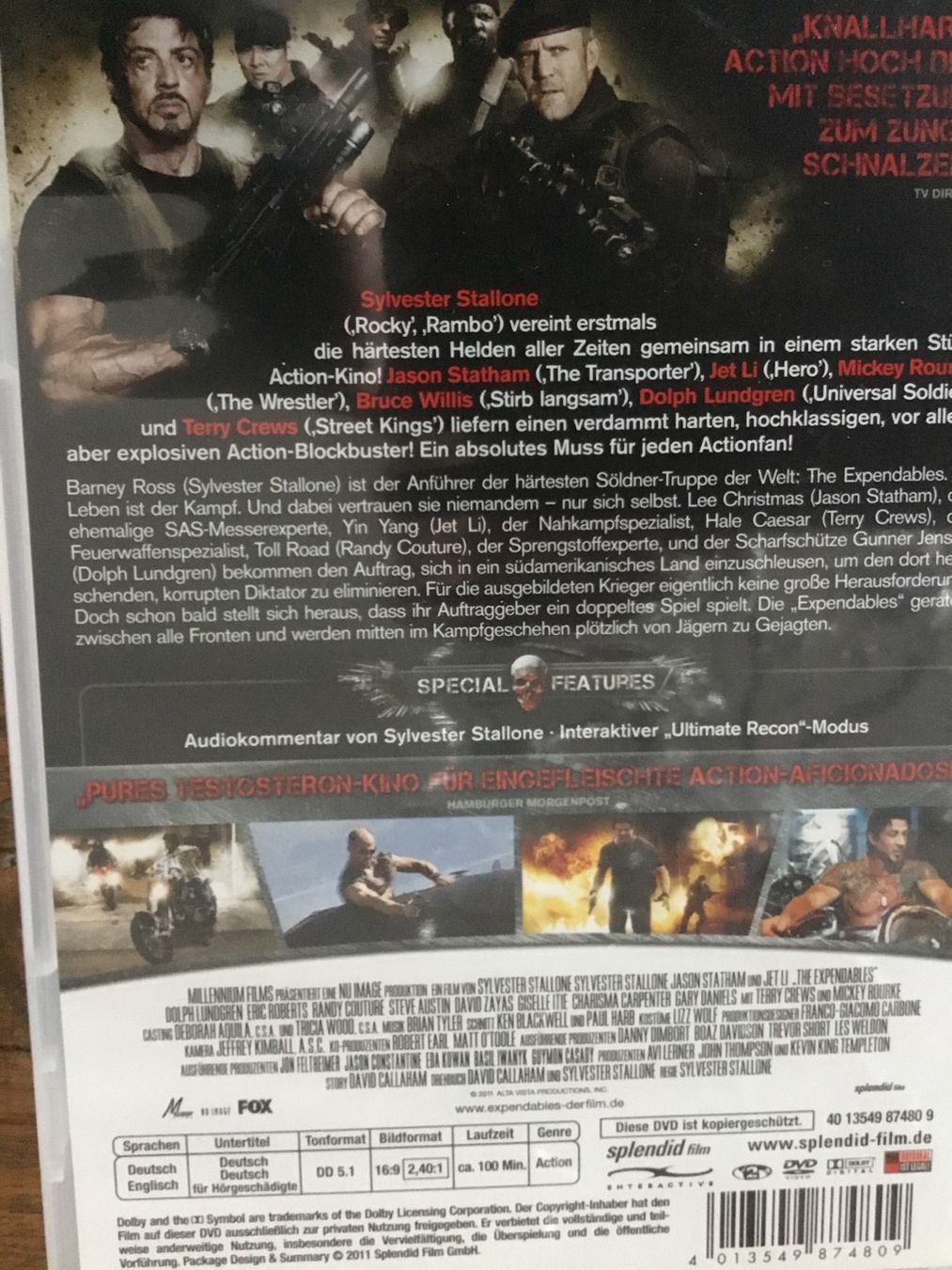 Tutti i DVDs: The Expendables DVD, – Usato da Thierachern venduto da sweden08 1