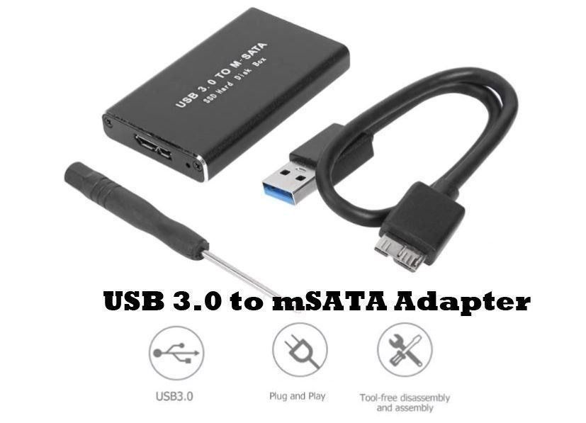 Unità & Adattatore: USB3.0 zu mSATA Adapter Festplatte – Nuovo e nell'imballaggio originale da Unterägeri venduto da RmOnline 2