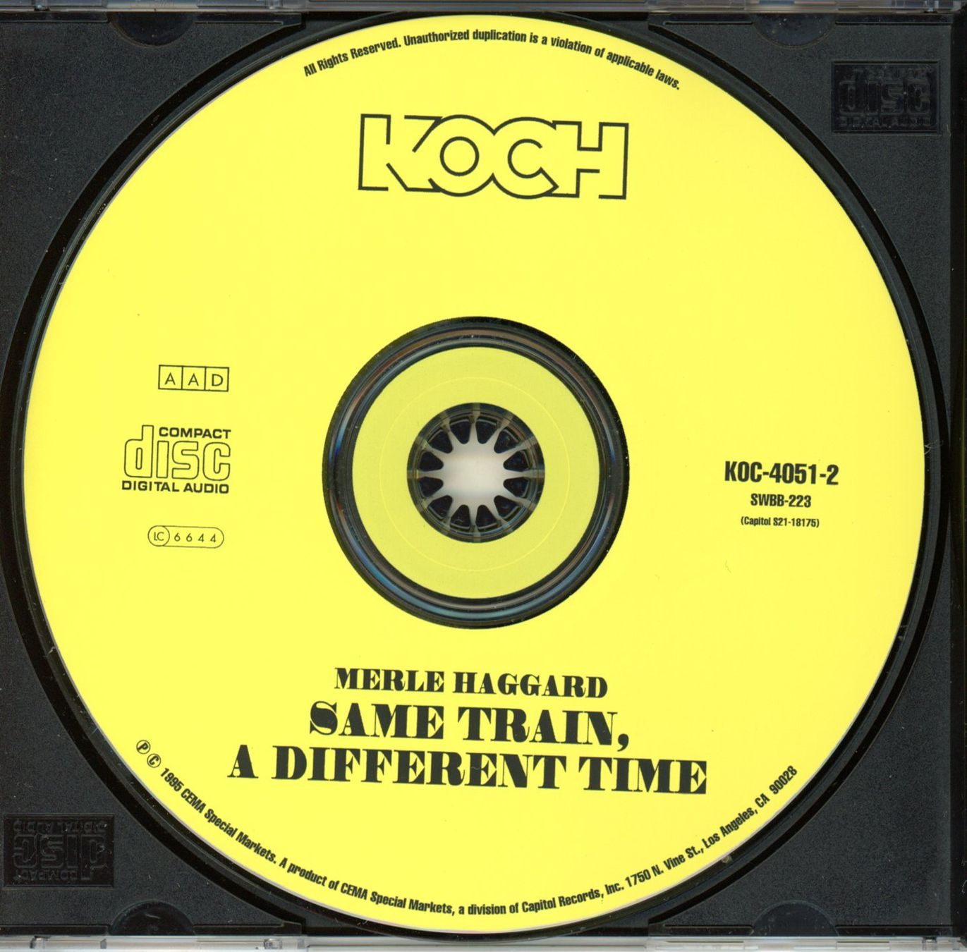 CD: CD - MERLE HAGGARD Same Train, A Different Time (J. Rodgers) – Nuovo (secondo la descrizione) da Morges venduto da evnocha3 2