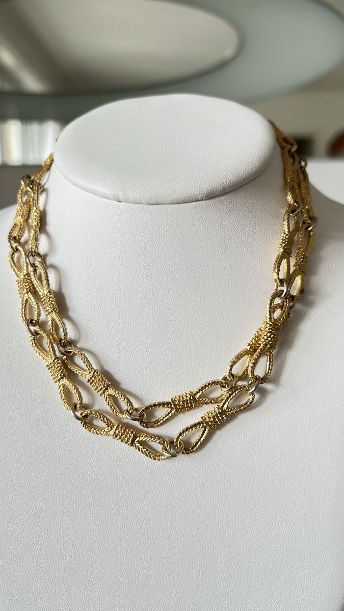 Catenine: Collier vintage stylée – Usato da Nyon venduto da stylevintage79 2