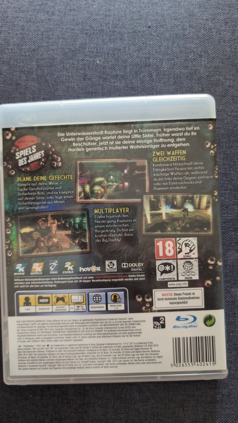 Spiele: Bioshock 2 PS3 – Gebraucht aus Zürich von man_8hdl 1