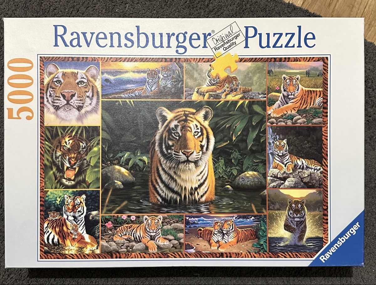Ravensburger Puzzles: Ravensburger Welt der Tiger 5000 Teile – Gebraucht aus Hindelbank von NiciW7