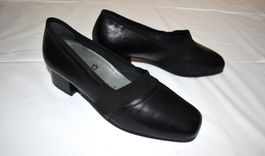 Goldkrone Lederschuhe Damen Schwarz Grösse 38 Top Zustand!
