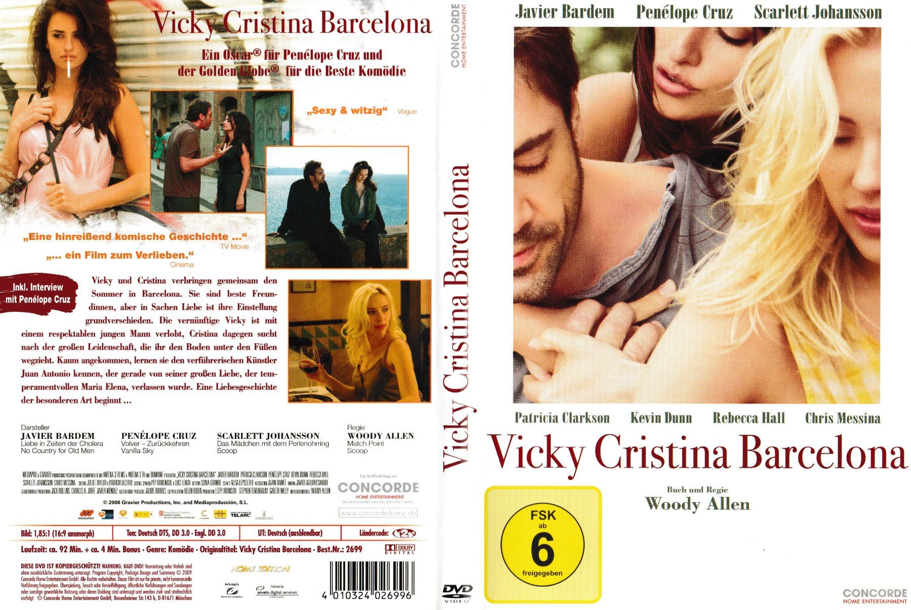Alle DVDs: DVD - Vicky Cristina Barcelona – Gebraucht aus Langnau am Albis von MediaRescuerKeLoX