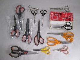 14 versch. Scheren / teilweise gebraucht, tw. NEU & OVP