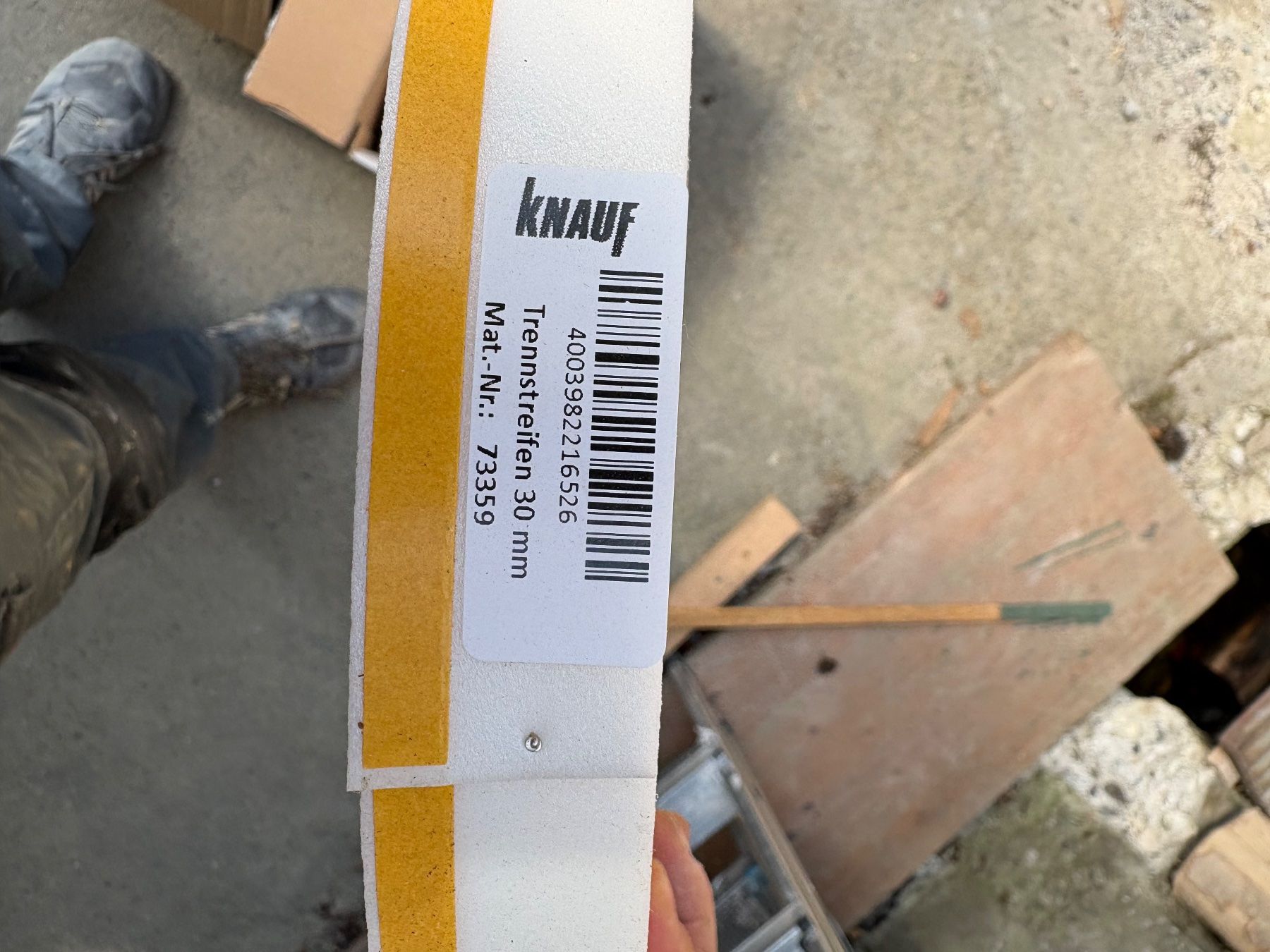 Installations sanitaires: Knauf Trennstreifen 30mm – Neuf (Voir description) à Gretzenbach par Dixy12